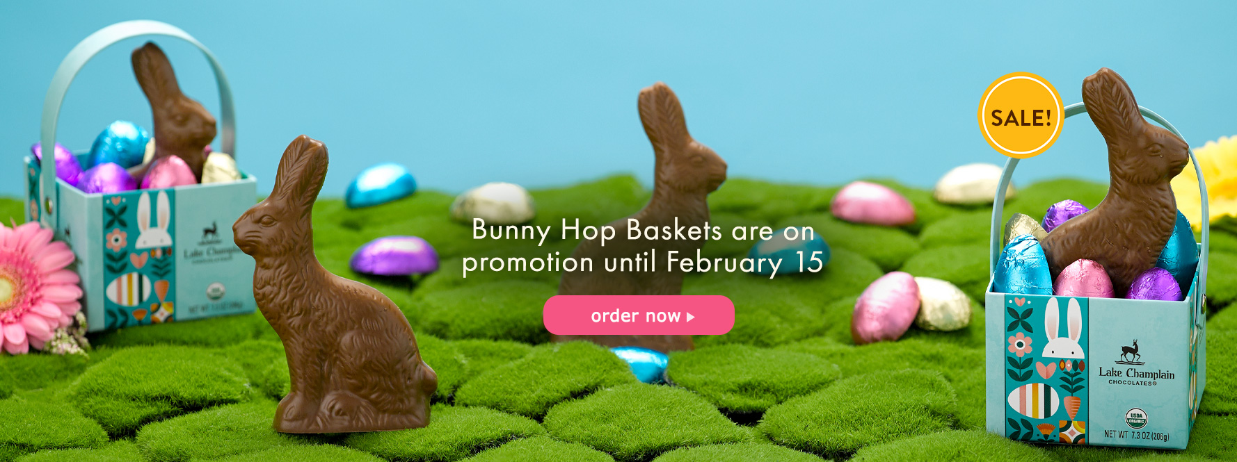 Bunny Hop Baskets on Sale