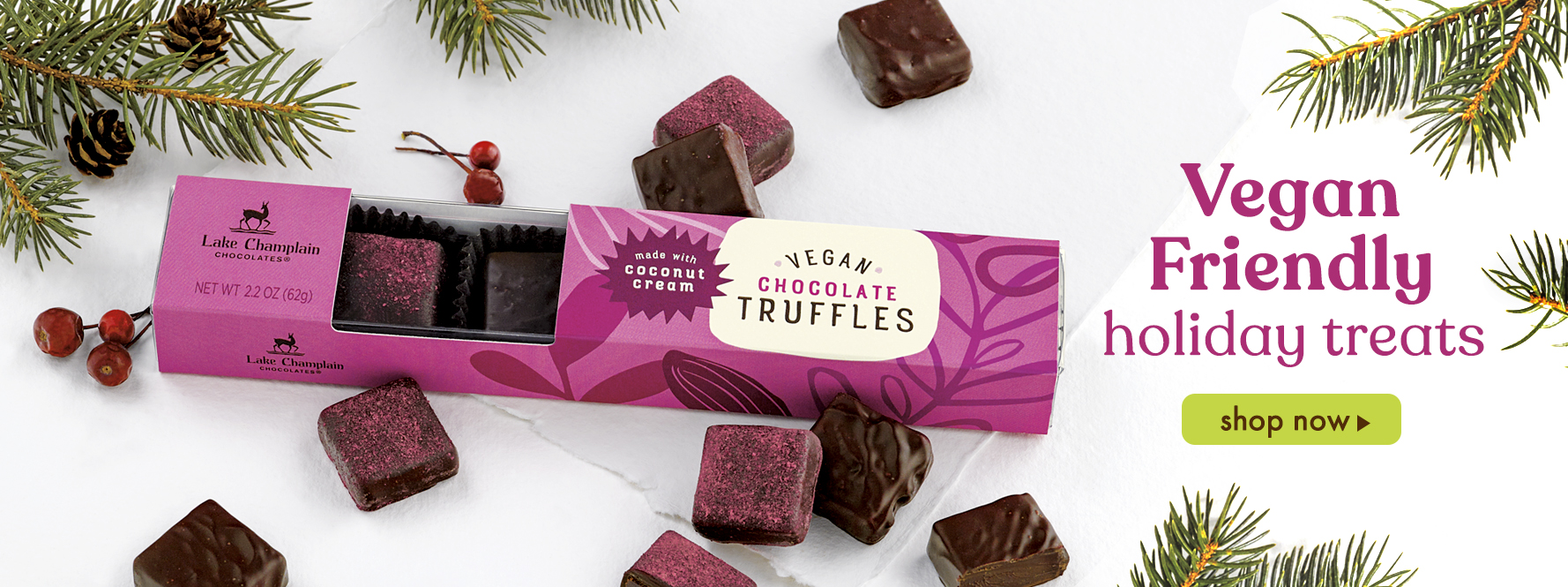 Order Vegan Holiday Chocolates now