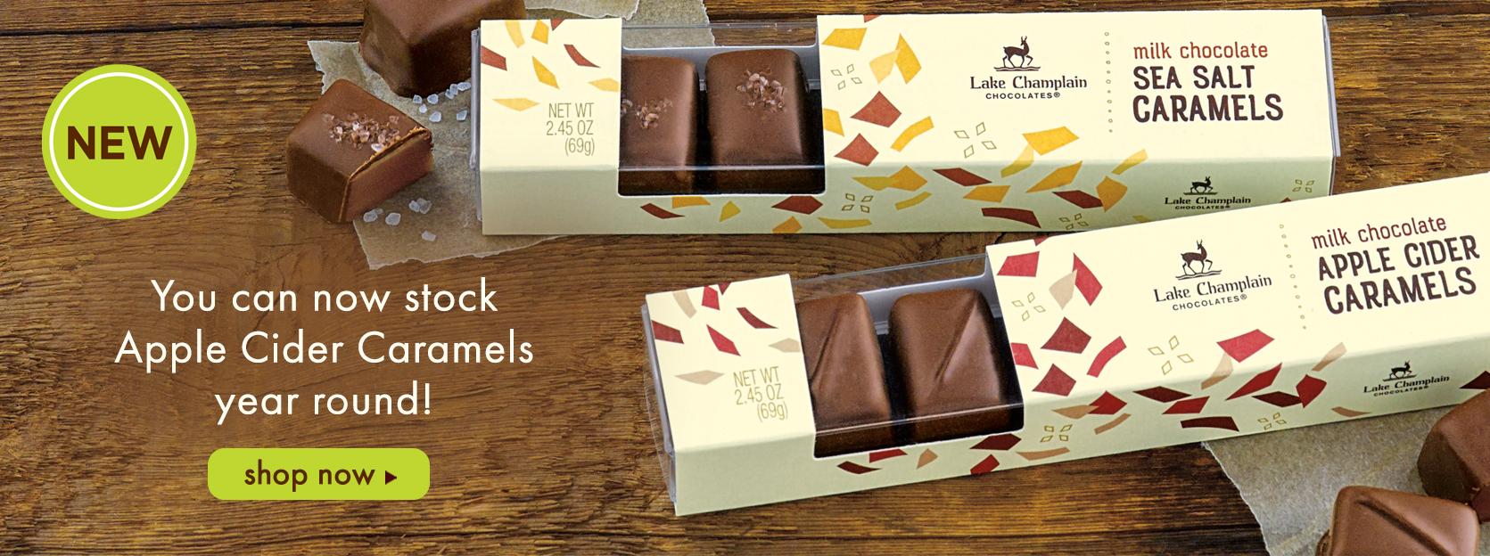 Apple Cider Caramels available year round!