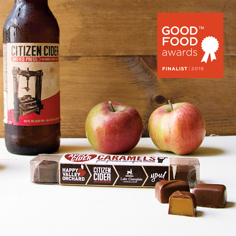 Apple Cider Caramels named a 2016 Good Food Awards finalist